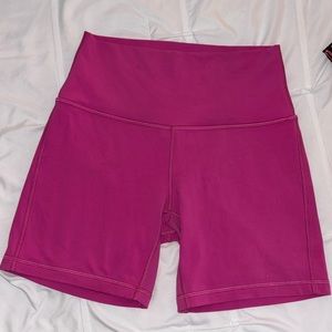 Lululemon Align High Rise Biker Shorts 6” Sonic Pink